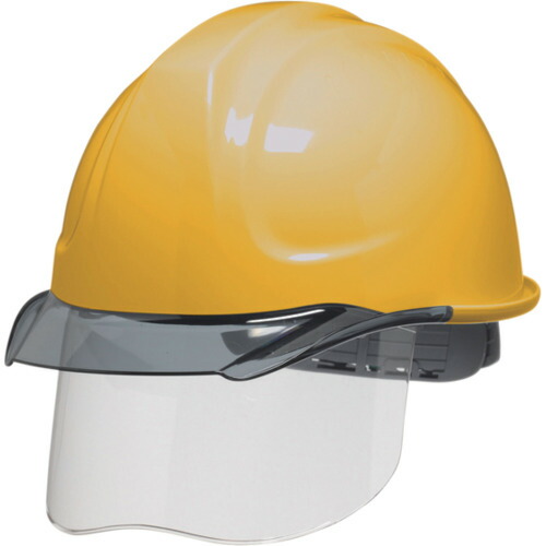 ★ＤＩＣプラスチック　ＤＩＣ　ＳＹＡ－ＣＳ型ヘルメット　黄／スモーク　ＨＡ２内装ＫＰ付　【品番：SYA-CS-HA2-KP-Y/S】