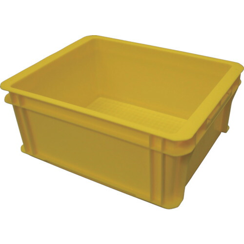★ＤＩＣプラスチック　ＤＩＣ　ＤＡ型コンテナＤＡ－１７　外寸：Ｗ４０５×Ｄ３２０×Ｈ１７０　黄　【品番：DA-17】