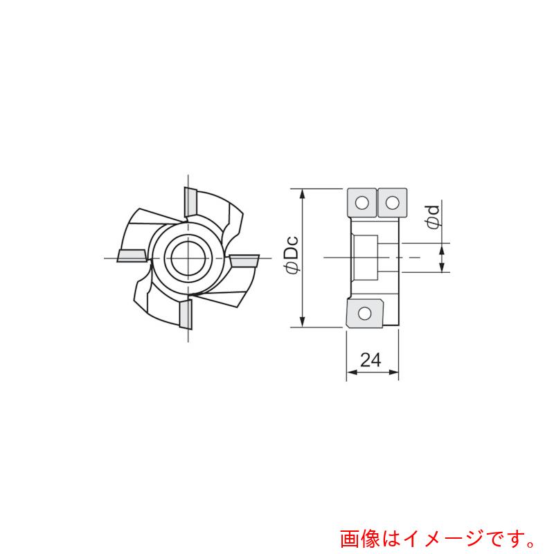 ダイジェット工業（DIJET）　スウィングミル　本体（エンドキャップ）　【品番：EC-50】