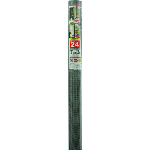 ●イノベックス（Dio） スーパーマジックネット ２４メッシュ 銀／黒 ９１ｃｍ×２ｍ 【20個】 【品番：120258】