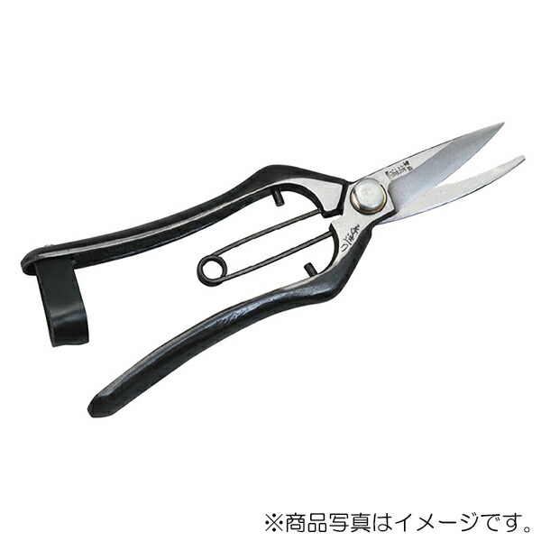 ドウカン　鍛造芽切型剪定鋏 曲がり皮止 180mm　【品番：DK-619】