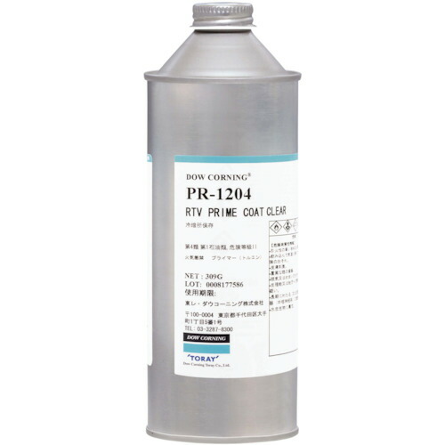ダウ・東レ（Dow・TORAY） プライマー ＰＲ１２０４ ＲＴＶ ＰＲＩＭＥ ＣＯＡＴ ＣＬＥＡＲ ３０９Ｇ 【品番：PR-1204-03】