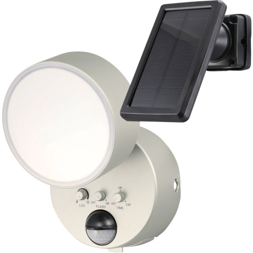 DX空中線 ＤＥＬＣＡＴＥＣ ＬＥＤ感知器ともし火 １灯型 ソーラー乾電池式 【品番：DSLD05SD1(S)】 防犯関連グッズ-防犯センサー-日用品雑貨・文房具・手芸