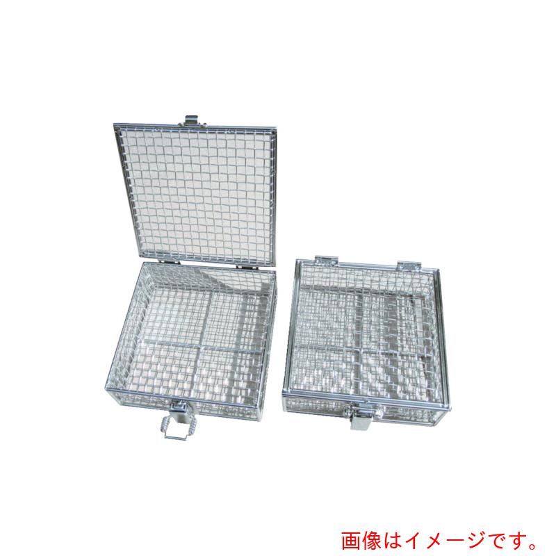 オオモリ 蝶番蓋付バスケット大 ２００×２００×２００ 【品番：OM1054-52】