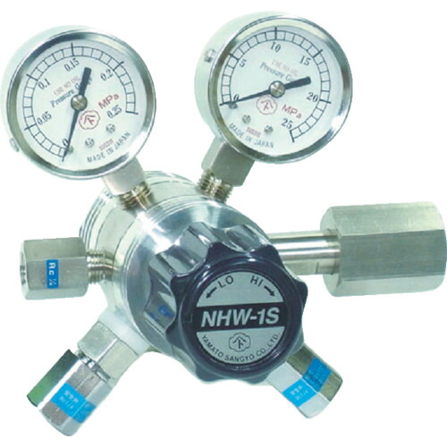 ヤマト産業　分析機用フィン付二段微圧調整器　ＮＨＷ－１ＳＬ　【品番：NHW1SLTRC】 85,565円