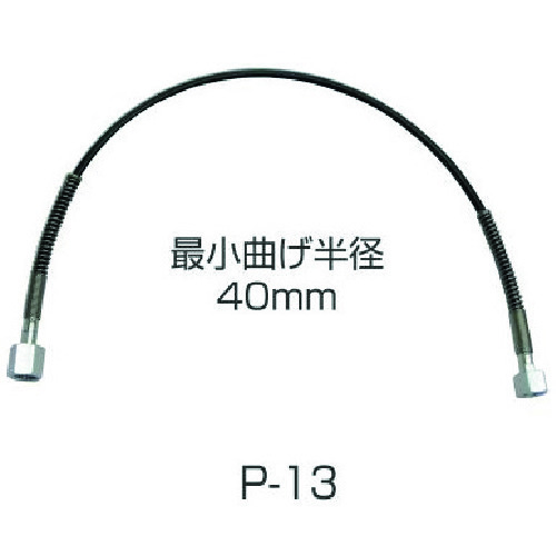 ヤマト実業 繋ぎ合わせる導管  Ｐ－１３ ナイロン Ｌ＝１０００ 【品番：P-13】