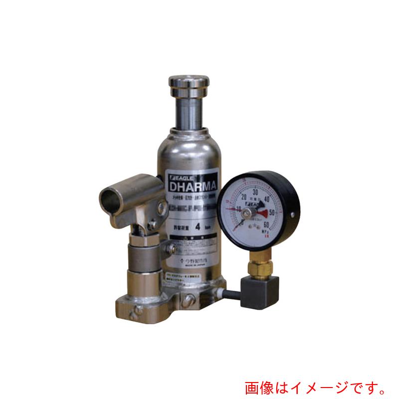 今野製作所 イーグル 置針式ゲージ付油圧ジャッキ クリーンルームタイプ 能力16t 【品番:ED-160C-PG-75H-160】|住設プロ 店