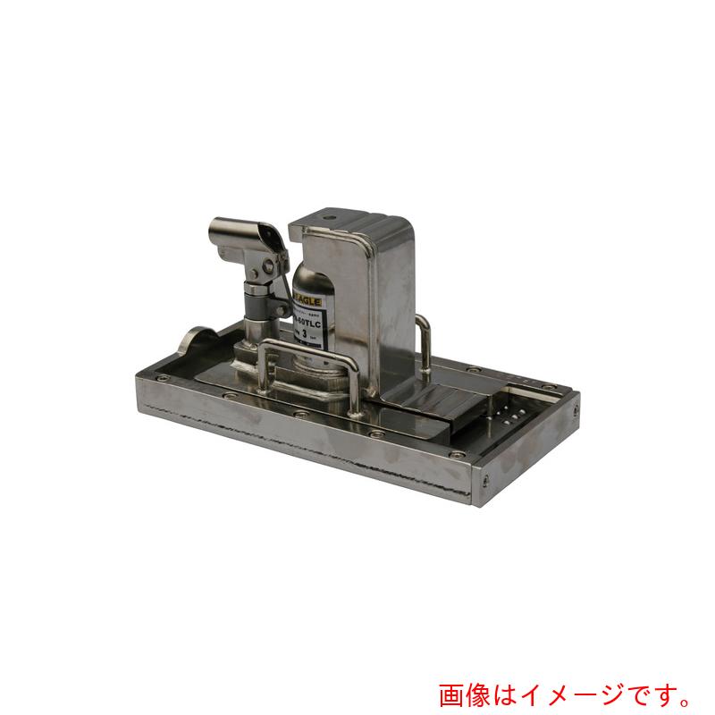 【別途送料あり】今野製作所　イーグル　送り台タイプ爪付きジャッキ　ローラ付き（メッキ）　【品番：FN-100TLC】