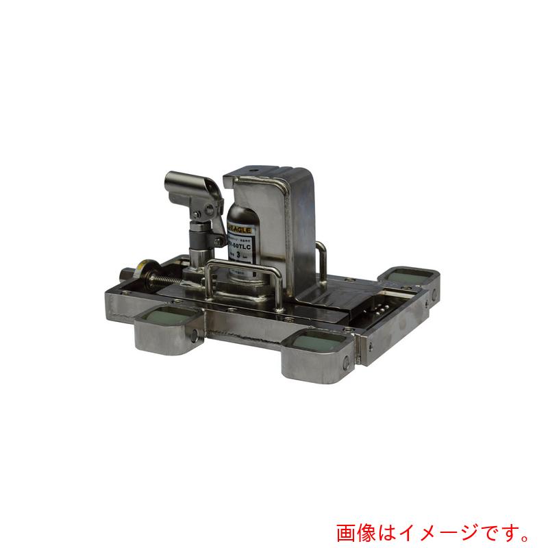 【別途送料あり】今野製作所 イーグル 送り台タイプ爪付きジャッキ フリー(メッキ) 【品番:FR-100TLC】|住設プロ 店