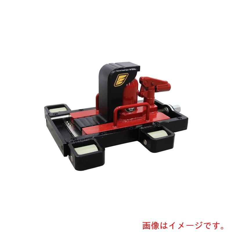 【別途送料あり】今野製作所　イーグル　ローラー送り台タイプ爪つきジャッキ　前後左右送り台・安全弁付　５ｔ　【品番：XR-050】