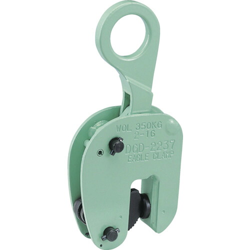 イーグル・クランプ 縦つり用クランプ ＷＯＬ－３５０ｋｇ（２－１６）内蔵鍵を掛ける 【品番：WOL-350-2-16】