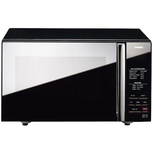 江部松商事　EBM　ミラーガラスフラット電子レンジ　ＤＲ&minus;Ｄ２６９Ｂ　ブラック　【品番：1111500】｜住設プロ　店