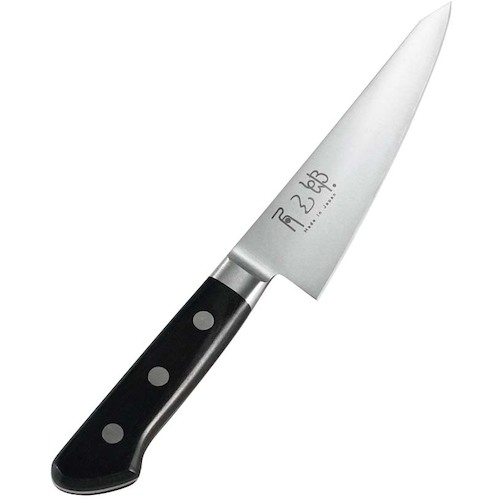 江部松商事　EBM　角三郎　ハイカーボン１０Ａ　ツバ付パッカー柄　骨スキ角　１５ｃｍ　【品番：1251990】