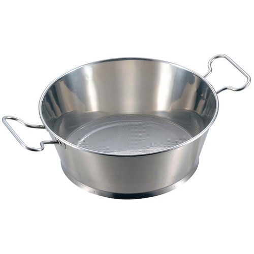 江部松商事　EBM　ステンレス　両手ハンドル　パンチング油こし　３５ｃｍ　【品番：1291400】 10,423円