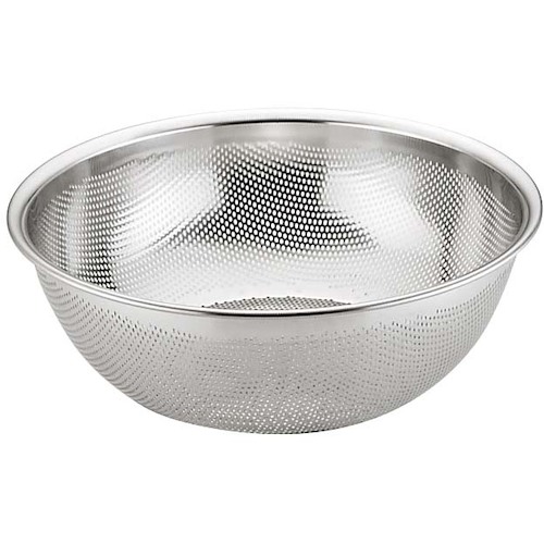 江部松商事 EBM UK 18-8 HACCP パンチング浅型ざる 33cm 【品番:1559920】
