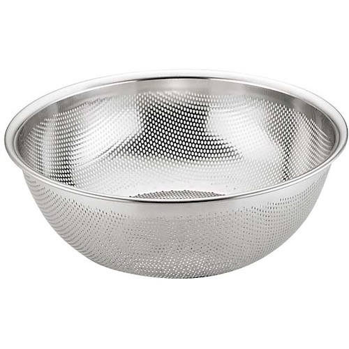 江部松商事 EBM UK 18-8 HACCP パンチング浅型ざる 37.5cm 【品番:1559940】