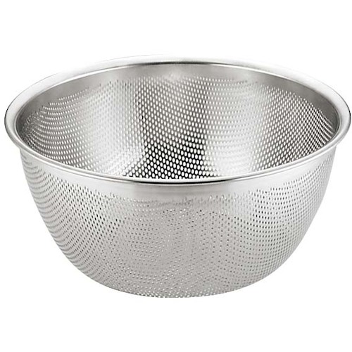 江部松商事　EBM　ＵＫ　１８－８　ＨＡＣＣＰ　パンチング深型ざる　２７．５ｃｍ　【品番：1560020】