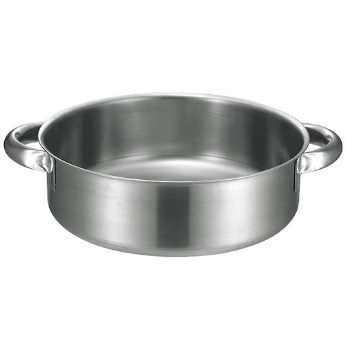 江部松商事　EBM　Ｋ　１９－０　ＩＨ対応　外輪鍋（目盛付）３３ｃｍ（蓋無）　【品番：2693900】