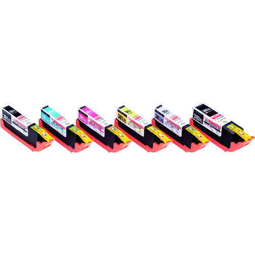 エレコム（ELECOM） カラークリエーション インキ薬莢 【品番：CC-C380381XL6PK】