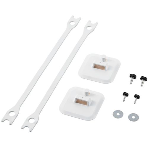 エレコム（ELECOM）　耐震ゴムベルト　～７５Ｖ用　ＶＥＳＡ穴対応　２本入　【品番：TS-007】