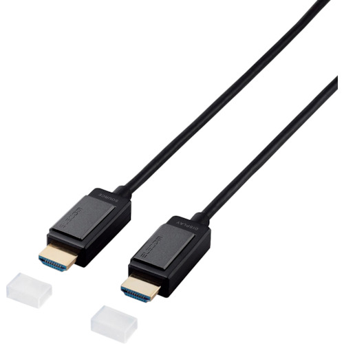 エレコム（ELECOM） 長尺ＨＤＭＩ有線テレビ アクティブオプティカル ４Ｋ相応う 無給電印字機 ２０ｍ 【品番：DH-HDLOA20BK】