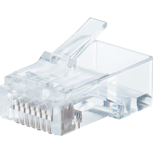 エレコム（ELECOM）　ＲＪ４５コネクタ　ＣＡＴ６・ＣＡＴ６Ａ対応　単線・ヨリ線対応　１００個入り　【品番：LD-6RJ45T100】｜住設プロ　店 9,989円