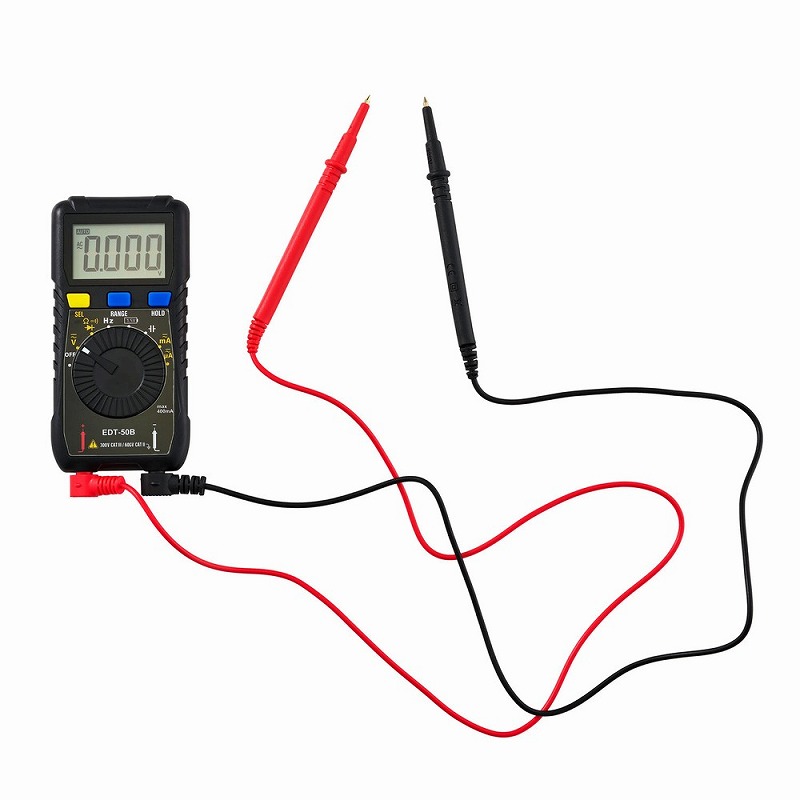 朝日電器（ELPA）　デジタルマルチテスター　【品番：EDT-50B】