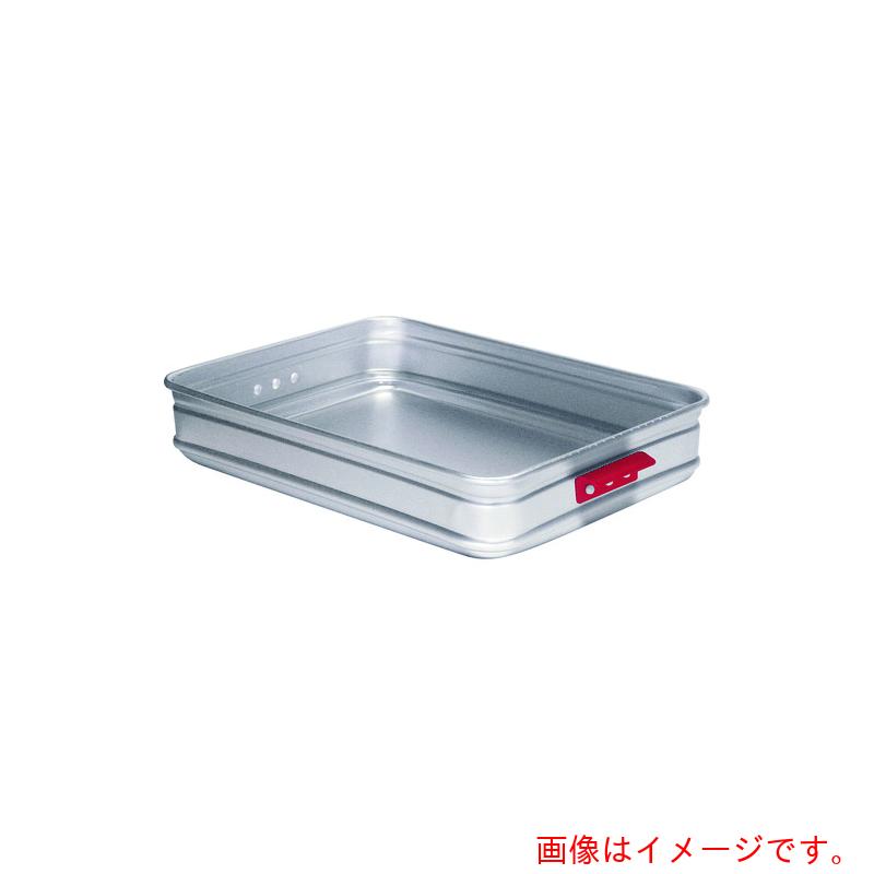 遠藤商事（TKG） 軽銀 色合い手持ち部分番重 大 ８０ （板取手）赤 【品番：ABVB401】