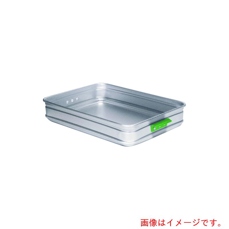 遠藤商事（TKG）　アルミ　カラーハンドル番重　大　８０　（板取手）緑　【品番：ABVB403】