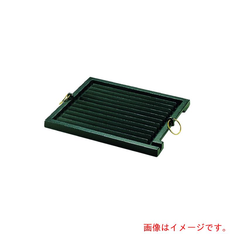 遠藤商事（TKG）　鉄鋳物　角グリルパン　大　【品番：AGL06001】