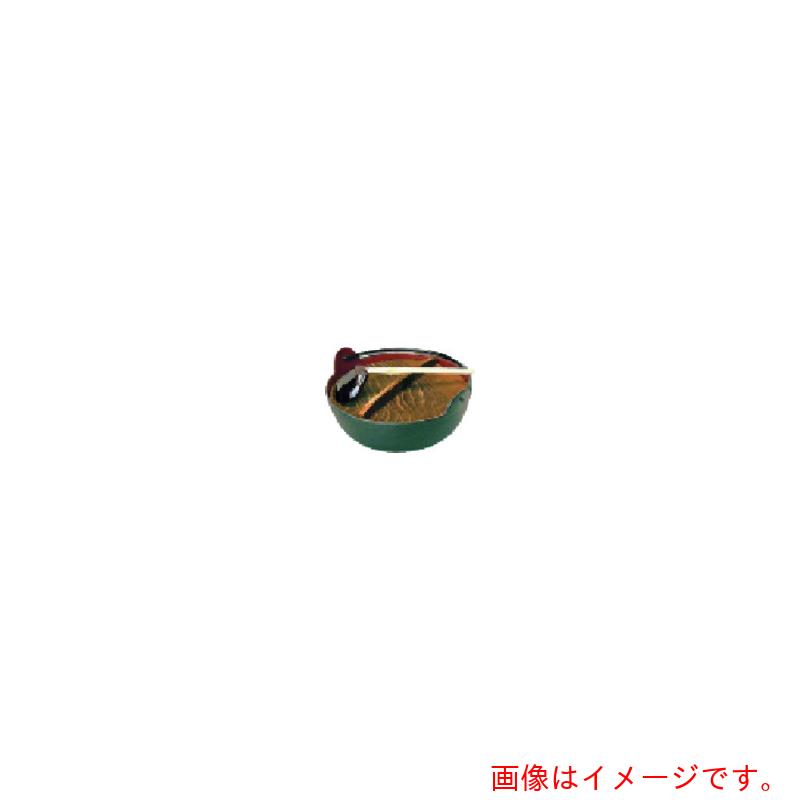遠藤商事（TKG）　五進　田舎鍋（鉄製内面茶ホーロー仕上）　１５ｃｍ（敷板付）　【品番：QIN06015】