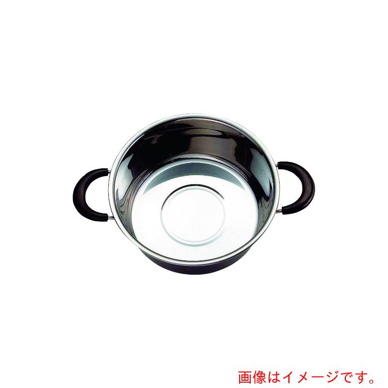 遠藤商事（TKG）　ヤマコー　椹・お座敷セイロ　ステンレス外輪鍋（大）　０５４５７　【品番：QSI4201】