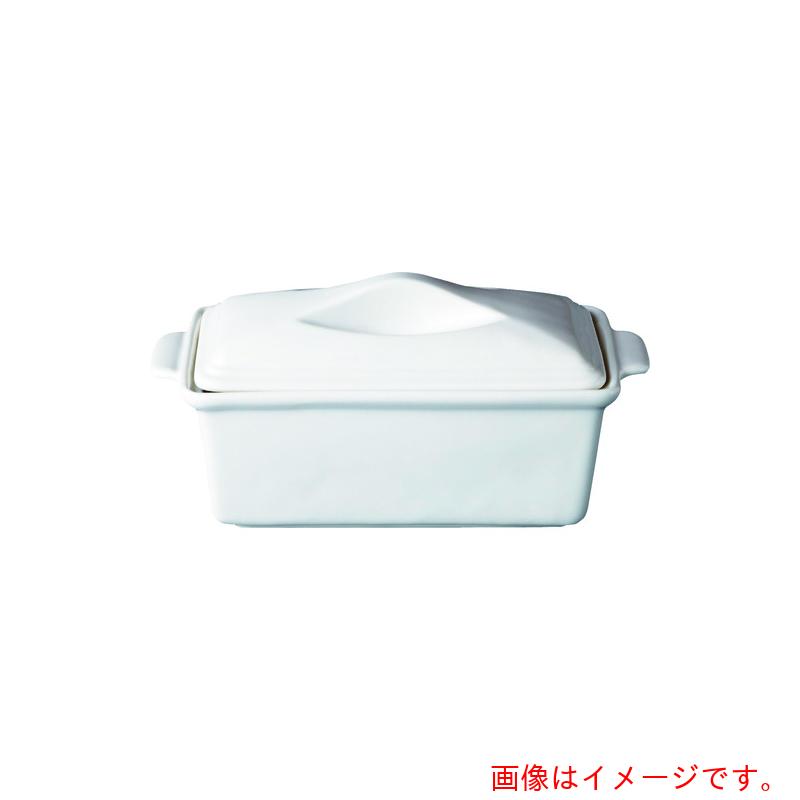 遠藤商事（TKG）　リック　ホワイトテリーヌ（蓋付）　Ｓ　【品番：RTLJ303】