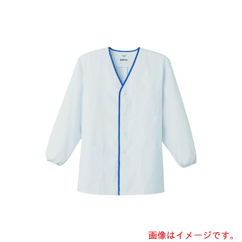 遠藤商事（TKG）　サンペックスイスト　男性用デザイン白衣　長袖　ＦＡ－３４６　Ｌ　【品番：SHK333】