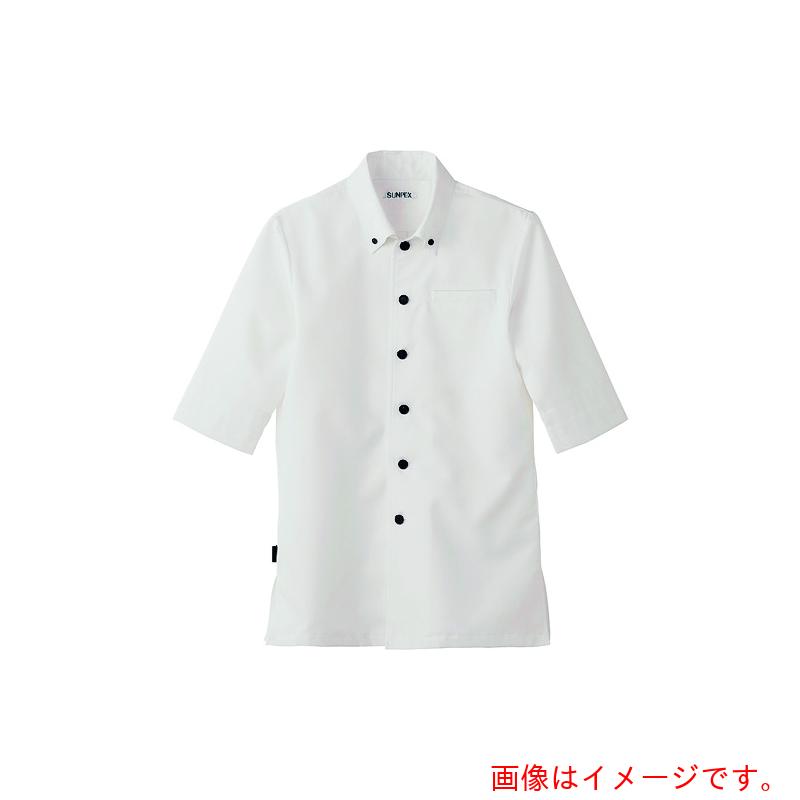 遠藤商事（TKG）　サンペックスイスト　男女兼用ショップコート　ＥＴ－７７２７　ホワイト　Ｍ　【品番：SKC6202】