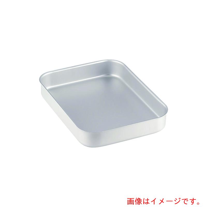 遠藤商事（TKG） アルマイトベーキングトレー ４２×３２×Ｈ６．５ｃｍ 【品番：WBC5703】