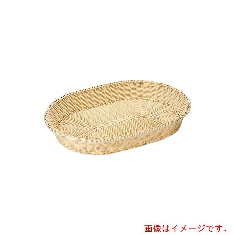 遠藤商事（TKG）　萬洋　樹脂バスケット　小判　白　６０ｃｍ　９１－０８４Ａ　【品番：WBS1705】