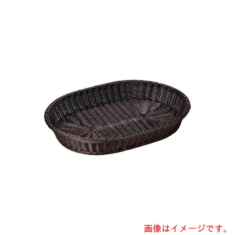遠藤商事（TKG）　萬洋　樹脂バスケット　小判　こげ茶　６０ｃｍ　９１－０８４Ｃ　【品番：WBS1905】 6,412円