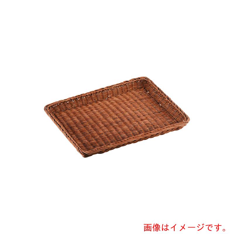 遠藤商事（TKG）　萬洋　籐　浅型パンカゴ　４０号　茶　１６－７３１Ｂ　【品番：WKG19】