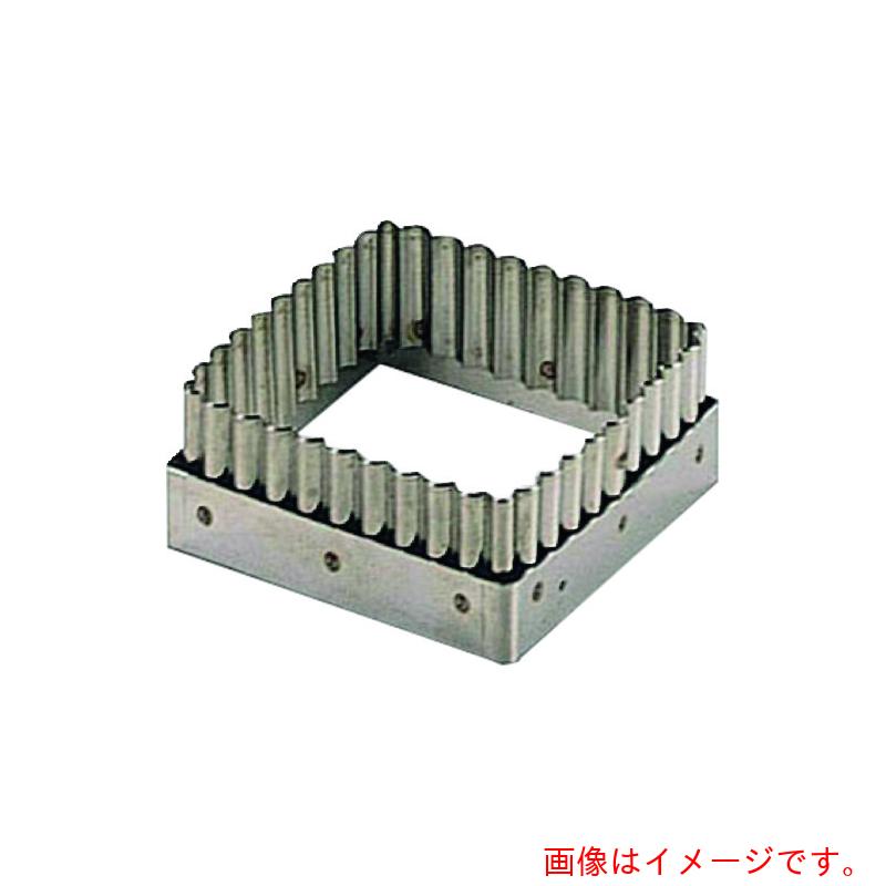 遠藤商事(TKG) マトファ 抜型角ギザ 150312 80mm 【品番:WNK09】