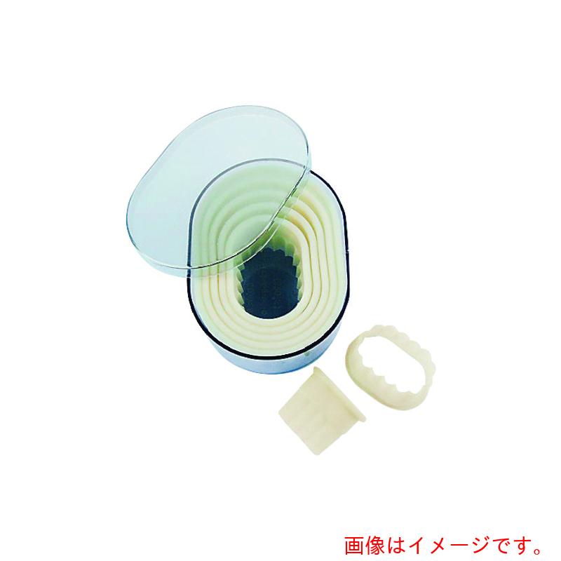 遠藤商事（TKG）　デバイヤー　樹脂製パテ抜　小判ギザ　７ＰＣＳセット　４３０２．１０　【品番：WPT4801】
