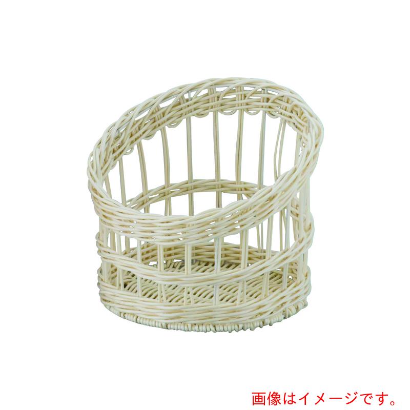 遠藤商事（TKG）　萬洋　樹脂フランスパンスタンド　丸型　白　小　９１－１０６Ａ　【品番：WPV5202】