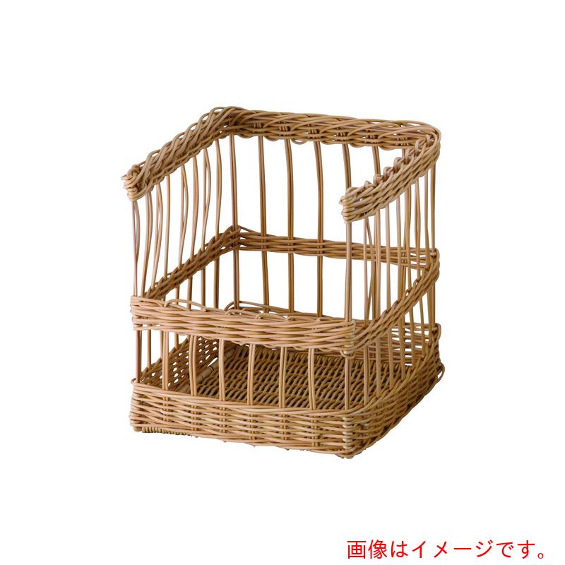 遠藤商事（TKG）　萬洋　樹脂フランスパンスタンド　前開　茶　大　９１－１０９Ｂ　【品番：WPV5501】