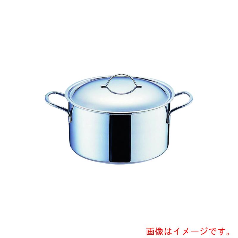 遠藤商事（TKG）　ｄｅＢＵＹＥＲ（デバイヤー）　１８－１０プライオリティ　半寸胴鍋（蓋付）　３６９４－２４　デバイヤー　【品番：AHV663】