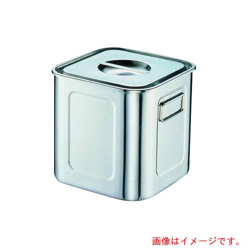 遠藤商事（TKG）　ＹＵＫＩＷＡ　１８－８深型角キッチンポット　（手付）　３０ｃｍ　【品番：AKK06030】 16,494円