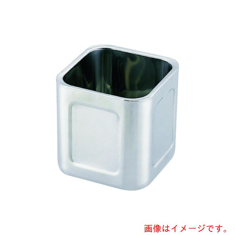 遠藤商事(TKG) YUKIWA 18-8ダブルウォール角キッチンポット (蓋無)15cm 【品番:AKK8302】