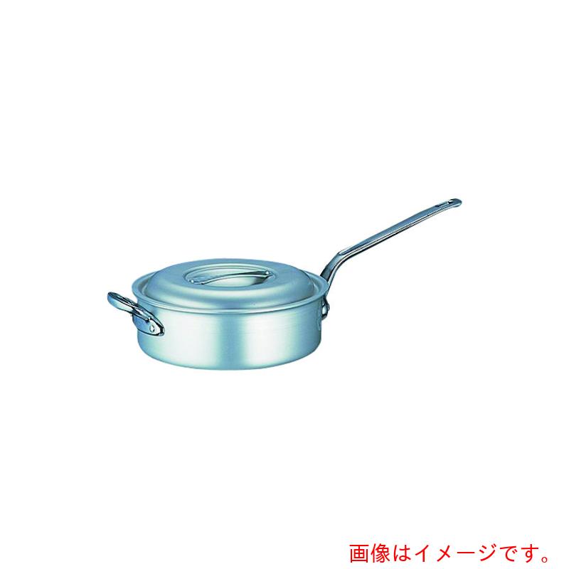 遠藤商事（TKG） ホクア 軽銀 マイはやりっ児片手浅型鍋 ３０ｃｍ 【品番：AKT6730】