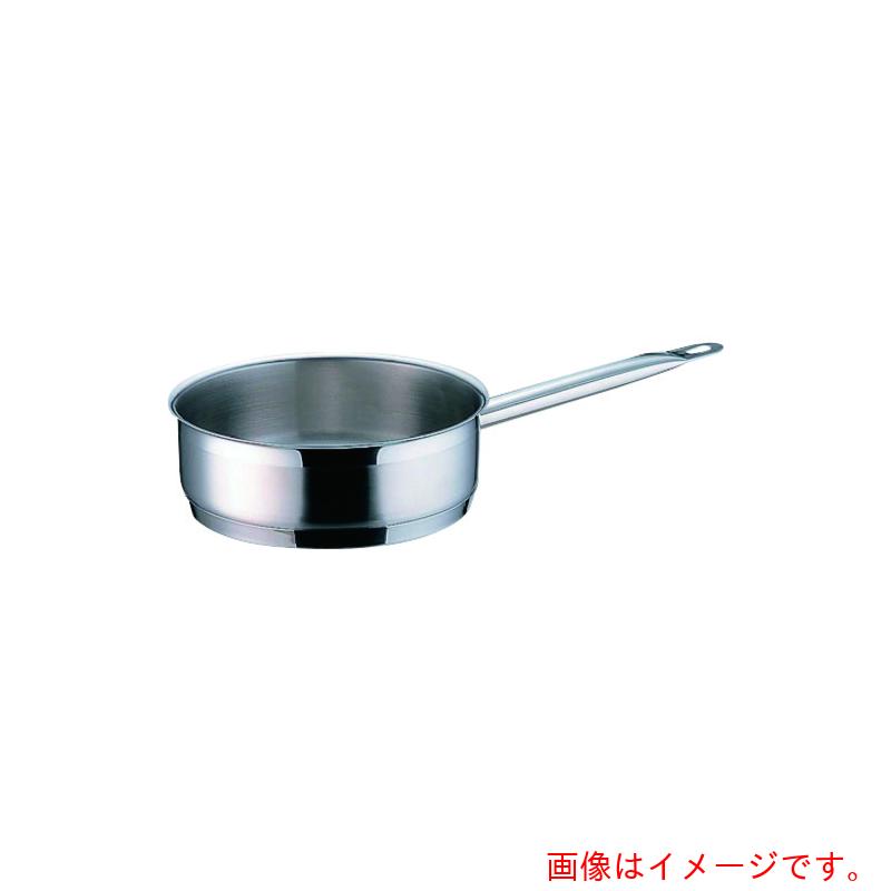遠藤商事（TKG）　ＰＲＯ（プロ）片手浅型鍋（蓋無）　２２ｃｍ　【品番：AKT9022】