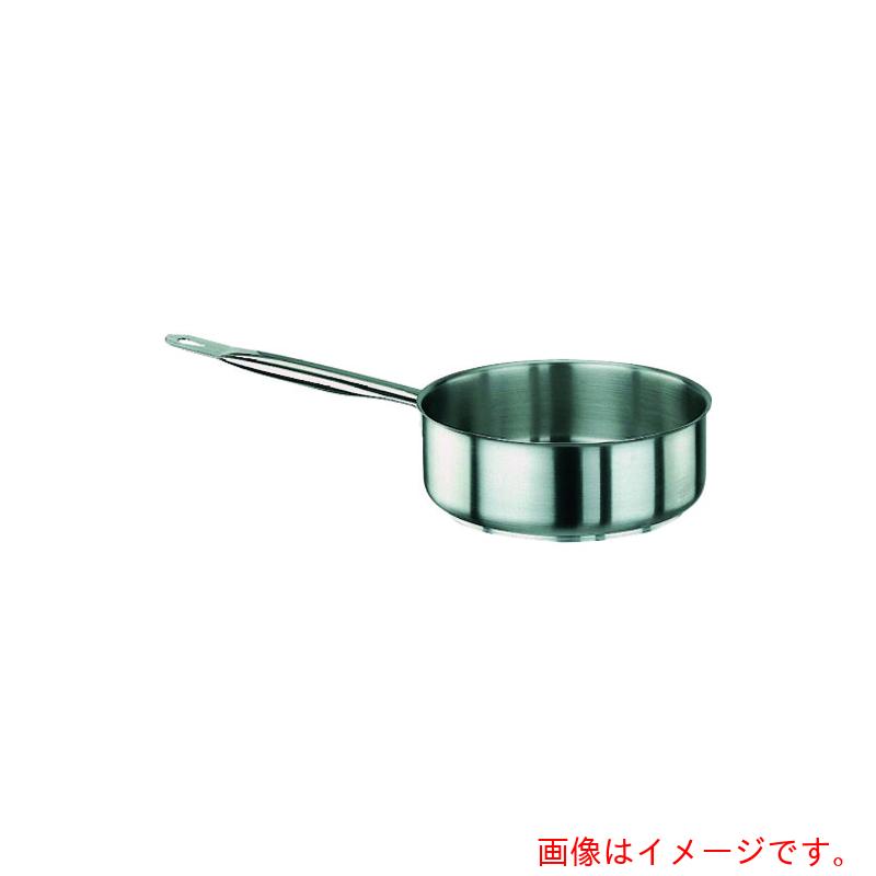 遠藤商事（TKG）　パデルノ　１８－１０片手浅型鍋　（蓋無）　１００８－２８　【品番：AKTA028】