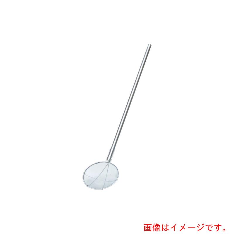 遠藤商事（TKG） ＴＳ 配管柄滋養物供給用すくい網 丸型 ２４ｃｍ 極細目 柄長１００ｃｍ 【品番：ASK306】